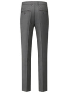 Men's Burgundy 2-Piece Suit Set (Blazer + Trousers Only, No Vest Included),Slim Fit Formal Business Wedding Party Jacket & Pants