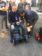 Four Wheel Electric Skateboard Portable Electric Scooters 10 Inch 36V Foldable Electric Scooter For Disabled Elderly