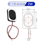 1-10PCS 4 ohm 3W / 8 ohm 2W Speaker Square Small Cavity Notebook Computer 3525/2535 Ultra-Thin Box Speaker