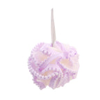 Soft Mesh Bath Sponge Balls Skin Cleaning Brush Shower Puff Body Cleaner Exfoliating Scrubbers Bath Flower Bathing Accessories