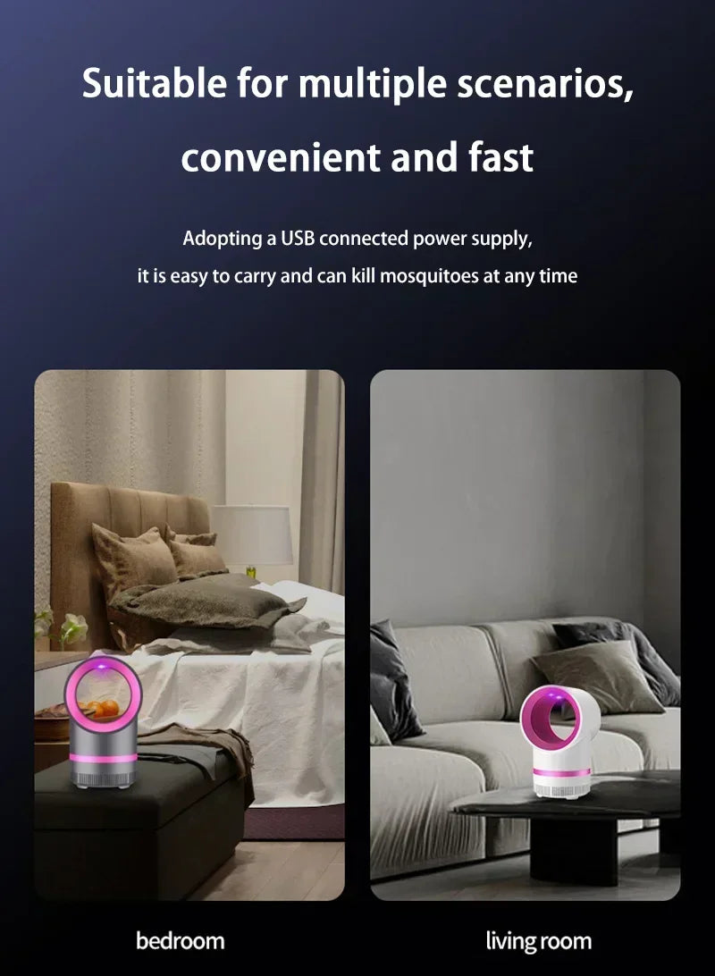 Xiaomi 2-in-1 Mosquito Killer Lamp Electric Fly Trap Insectkiller USB Plugged In Lamp Household  Mute Anti Mosquito Lamp Insect