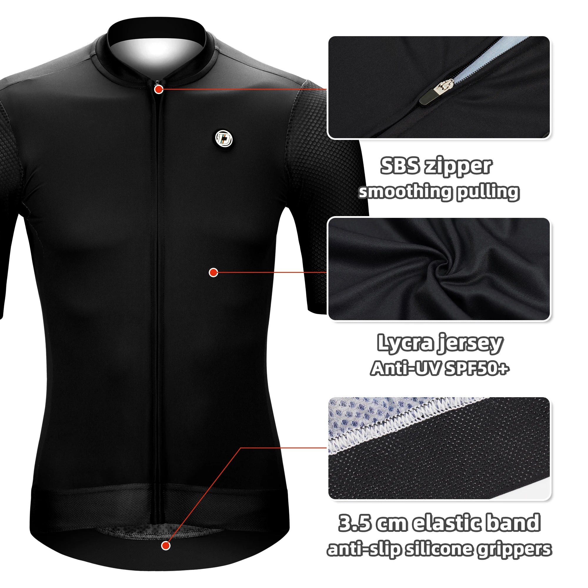 DAREVIE Cycling Jersey Small Size SPF 50+ Training Level Men Women Long Sleeves Cycling Jersey Breathable Man Cycling Maillott