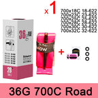 RideNow Bike TPU Inner Tube 700C 700x18 23 25 28 32 Ultralight 36g Road Bicycle Bike Camera Valve Length 35/45/65/85/100MM
