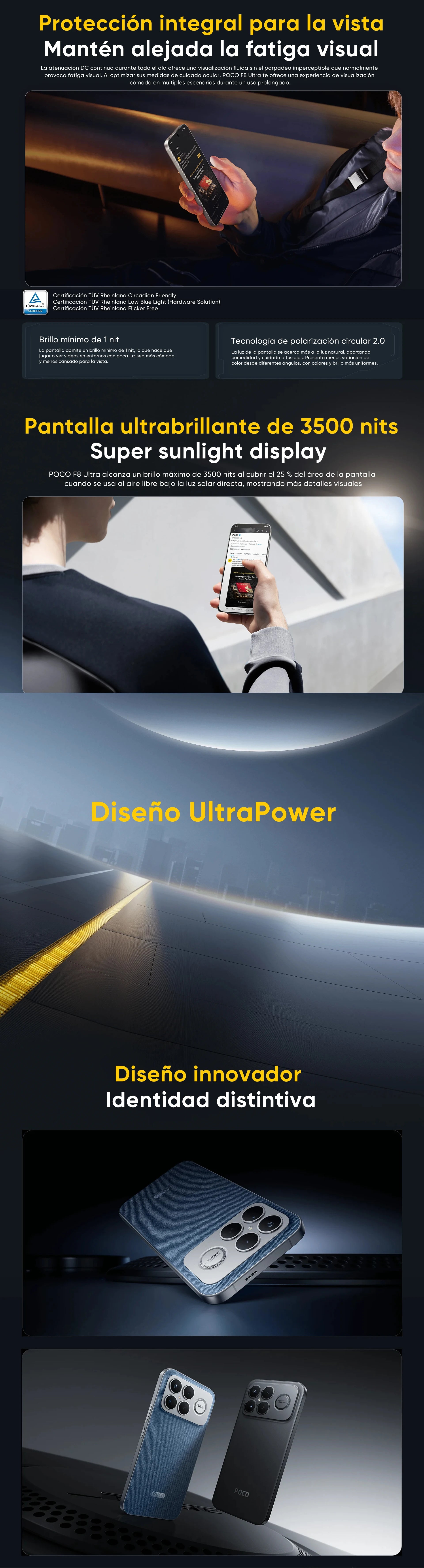 Global Version POCO F8 Ultra 5G Smartphone Snapdragon® 8 Elite Gen 5 6.9" Eye-care AMOLED Display 100W HyperCharge 6500mAh NFC I