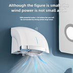 220V  Infrared Induction Wall-mounted Automatic Sensor Bathroom Hand Dryers Cold/Hot Commercial Dryer Machine,High-Speed Drying