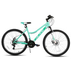 Hiland 26 Inch Women's Mountain Bike, 18-Speed with Front Suspension Fork, Dual Mechanical Disc Brakes, Aluminum Frame MTB