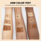 Waterproof Body Foundation With Free Powder Puff Bronze Leg Makeup Long Lasting Tanning Cream 100ml 3 Colors