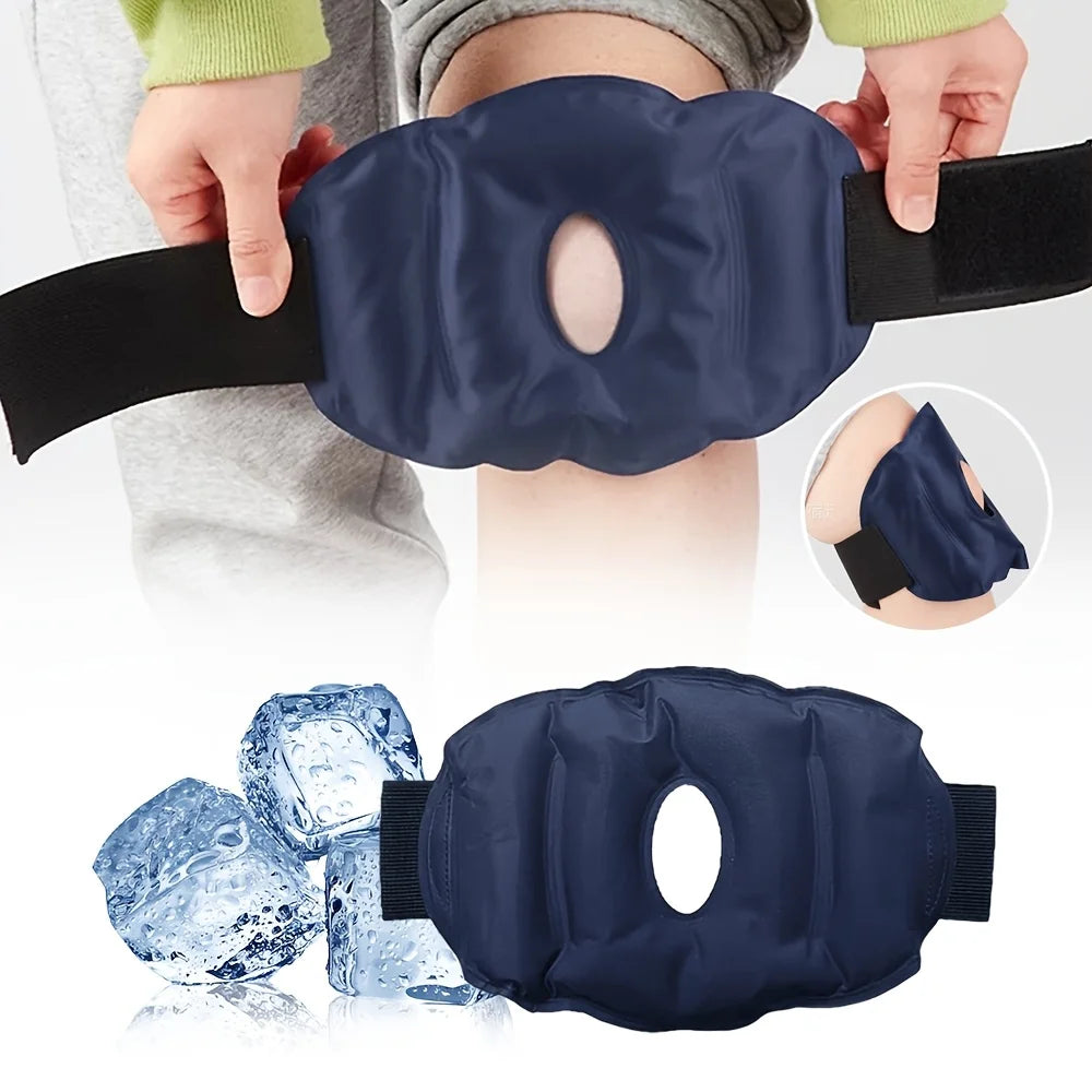 Nylon Gel Knee Ice Pack Reusable Knee Cold and Hot Compress Gel Pack Knee Relief and Relaxation Foot Care Tool Accessories Ürün ana görseli