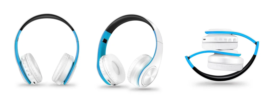 HIFI Stereo Earphones Bluetooth Headphone Music Headset FM and Support SD Card with Mic for Mobile Xiaomi Iphone Sumsamg Tablet