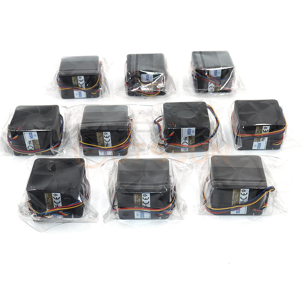 NEW 10Pack Radio Car Fan RC Cooling Solutions 40mm High Speed 4028 12V 1A 40*40*28mm 4-wire Ball Bearing High Air Pressure Ürün ana görseli