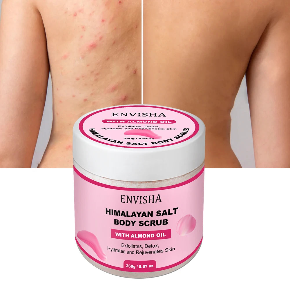 ENVISHA Beauty Health Rose Body Massage Bath Salt Scrub Exfoliating Moisturizing Nourish Soften Whitening Skin Care Shrink Pores Ürün ana görseli