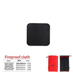 New Outdoor Camping Fireproof Cloth Picnic Barbecue Insulation Mat Flame Retardant High Temperature Fire Blanket Fiberglass Mat