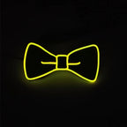 LED Glowing Bow Ties for Men Light Up Ties Personalized Night Club Concert Masquerade Accessory for Carnival Decor