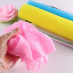 1pc Japanese Body Wash Towel Beauty Skin Exfoliating Cloth Washcloth Nylon Bath Towel Skin Polishing Towel Body Back Scrubber