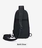 Men's Fashionable Casual Chest Bag Outdoor Cycling Waterproof Durable Sports Backpack Trendy Versatile Portable Crossbody Bag