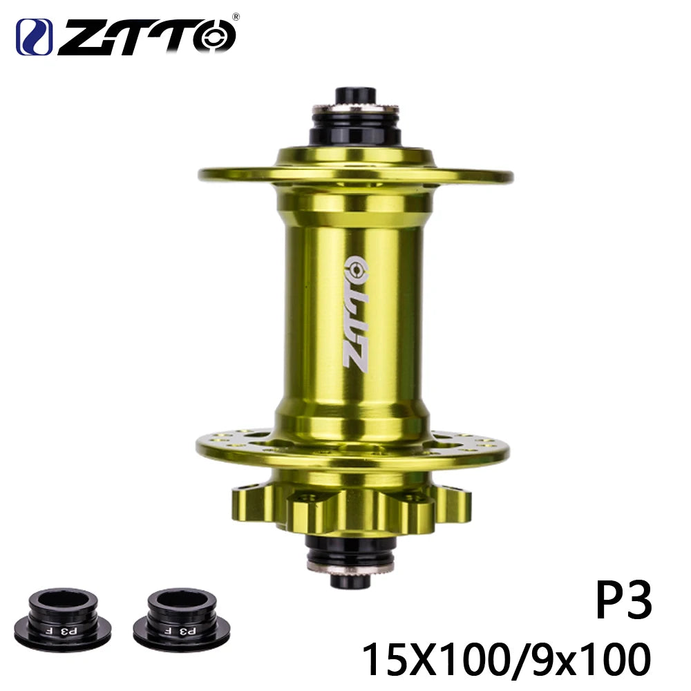 ZTTO MTB 32 Holes Disc Brake Hub Front Hub 6 Bolt Boost Hub 15x110 Thru Axle 15x100 32H Maza 9x100 QR Sealed Bearings