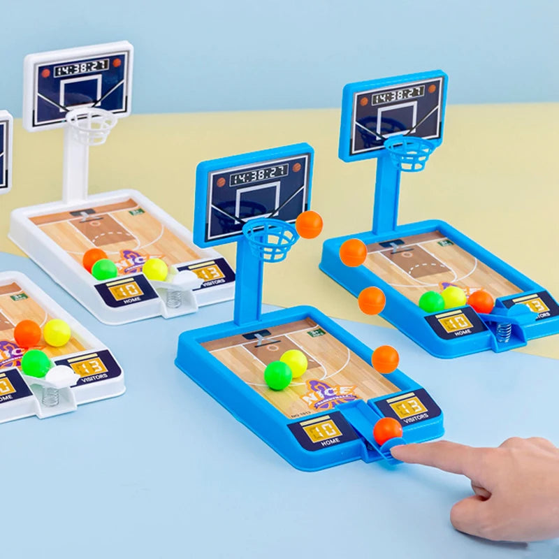 Mini Basketball Finger Shooting Board Game Machine Party Table Interactive Sports Game Parent Child Boy Girl Children Desktop Ürün ana görseli