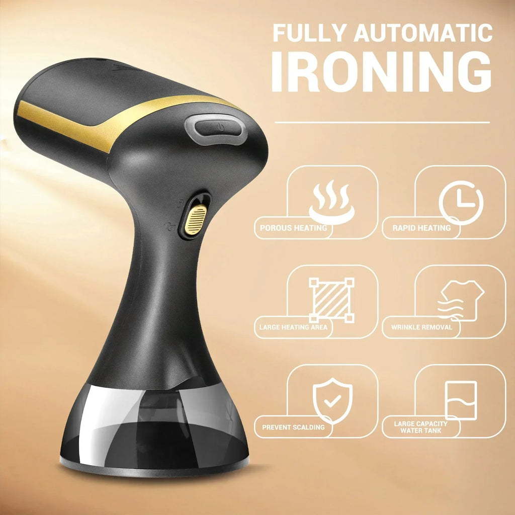 Handheld Garment Steamer 1300W Electric Household Fabric Steam Iron 220V Portable Vertical Fast-Heat for Clothes Ironing 350ml
