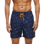 DATIFER Men's Sports Short Beachwear New Style Polyester Printing Fitness Beach Pants Surfing Swimming Trunks Bathing Swimwear