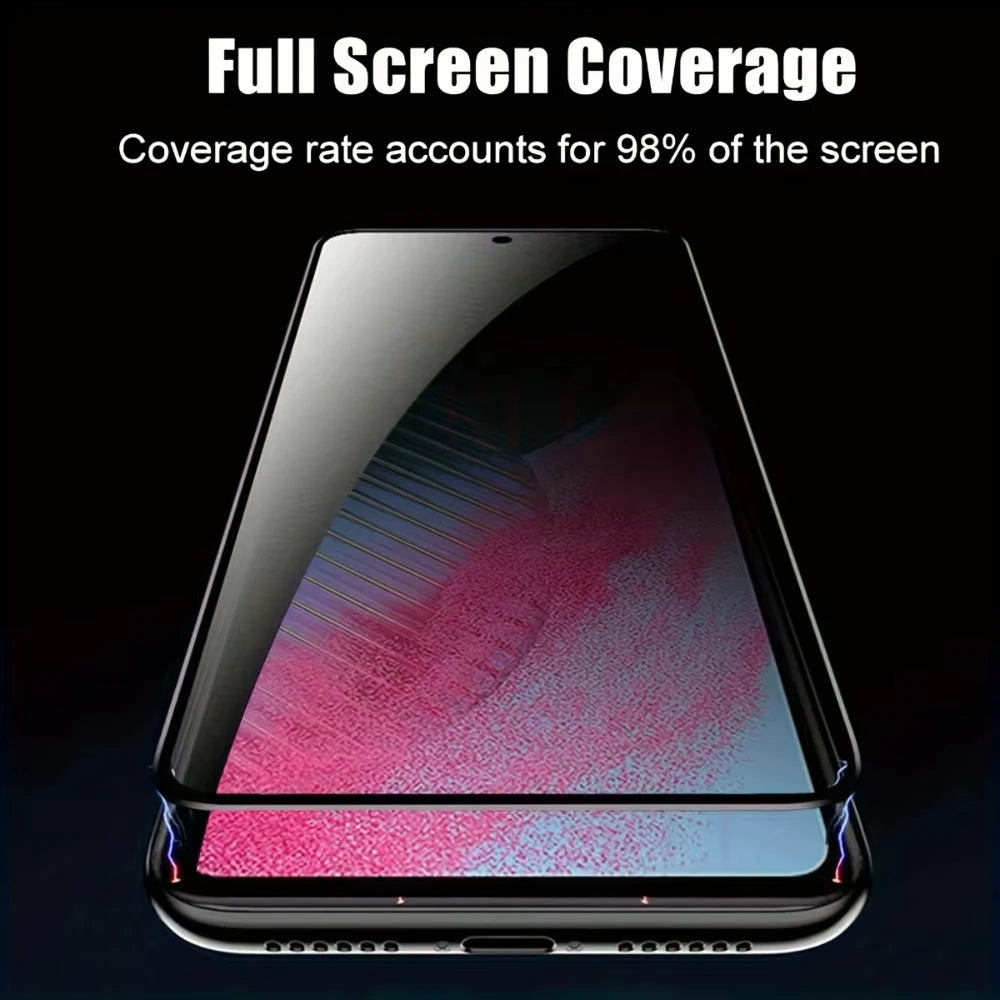 Full Cover Matte Privacy Screen Protector For iPhone 15 17 16 Pro 13 12 11 14 Pro Max 8 7 Plus 16e Air SE XS X XR Anti-Spy Film