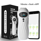 APP Remote Automatic Sucking Male Masturbator Cup Real Vagina Vibration Blowjob Masturbation Heated Sex Machines Toys For Man