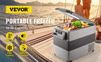 VEVOR Car Refrigerator Portable Compressor Cooler 35-55L Mini Fridge Freezer 12/24V DC 110-240V Ice Box for Camping Picnic Frige