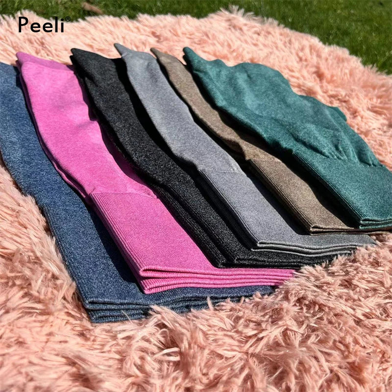 Contour Seamless Shorts for Women Yoga Shorts Push Up Booty Workout Gym Shorts Fitness High Waist Sports Short Women Clothing