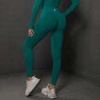 Allure The Brand Women Scrunch Seamless Leggings Seamless Peach Hip Training Yoga Pants Women's Sports Running Buttocks Body Fit