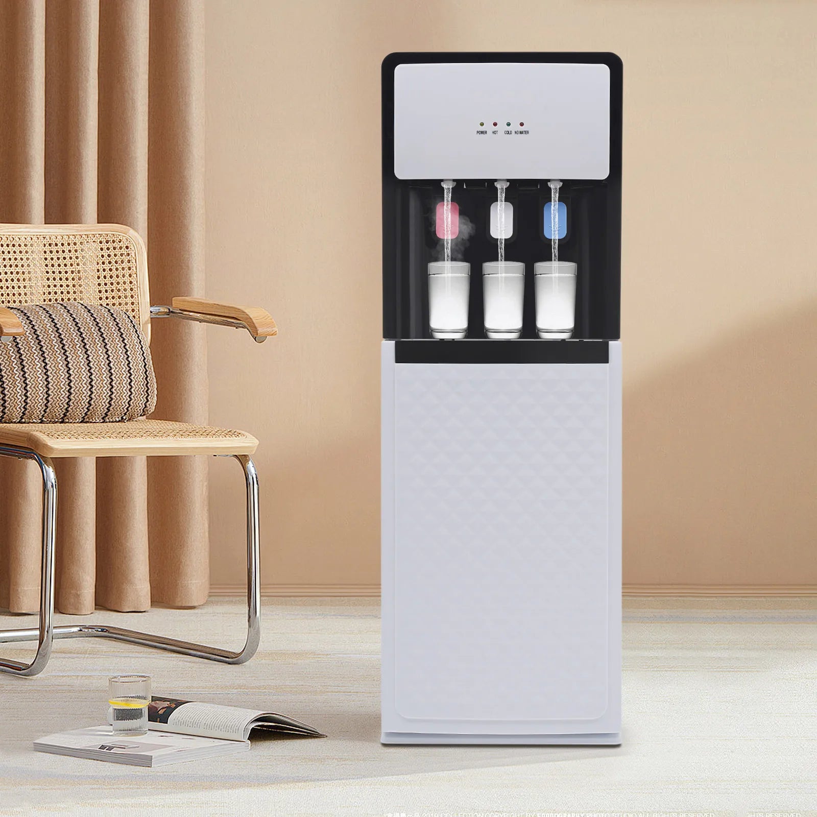 Bottom Loading Water Dispenser Versatile Freestanding Hot&cold Water Dispenser for Office, Home, Living Room White Ürün ana görseli