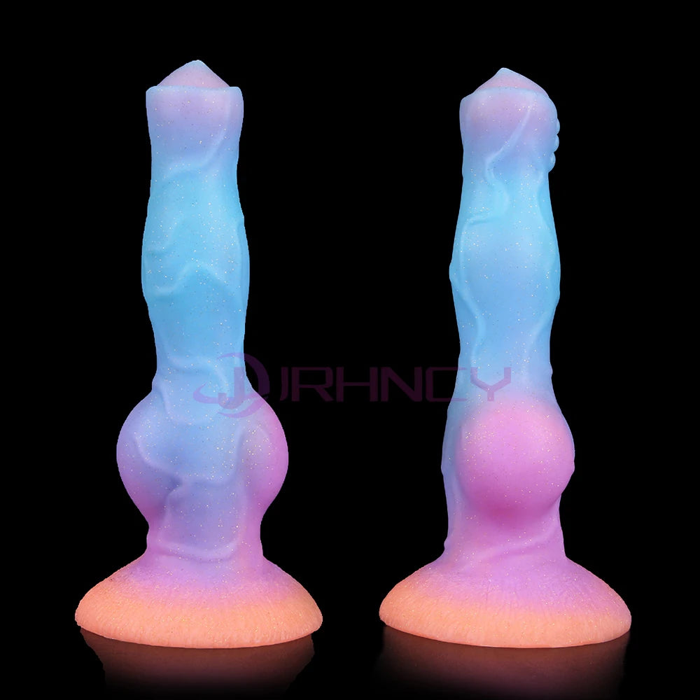 Luminous Animals Dildos Horse Realistic Dog Dildo For Women Horse Penis Monster Dragon Anal Dildos Beautiful Women Men Sex Toys
