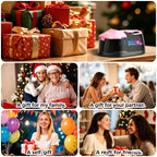 Magnetic 3-in-1 Bluetooth Speaker with Earbuds, Phone Stand,RGB Light, Portable Wireless Headset for iPhone/Android