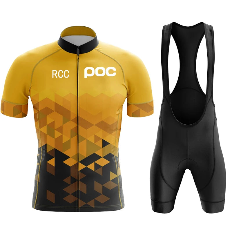 2025 Bike Shirts Summer Bicycle Clothing Men Road Bike Wear Racing Clothes Breathable Cycling Jersey Set Ropa Ciclismo Maillot