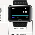 Smart Watch Sport Wristband Fitness Monitoring Track Heart Rate Call and Message Remind Men Smartwatch Woman 116 Plus Clock D13