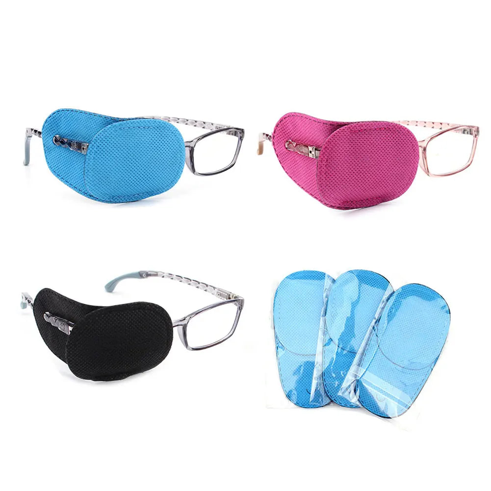 6pcs/set Children Health Care Kids Child Occlusion Medical Lazy Eye Patch Eyeshade For Kids Strabismus Treatment Vision Care Kit