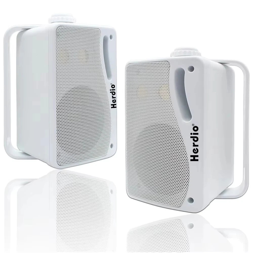 Herdio 3.5'' 2PCS Passive Outdoor Speakers Wired Waterproof 200W 3 Way Premium Mountable Wall Mount Speakers With Superior Sound Ürün ana görseli