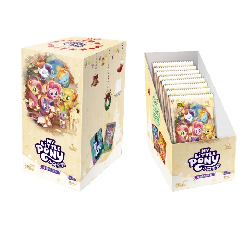 KAYOU Genuine New My Little Pony Friendship Eternal Star Bag 2 Rhythm Moon AR Gilded Decoration OR Collection Card Gift