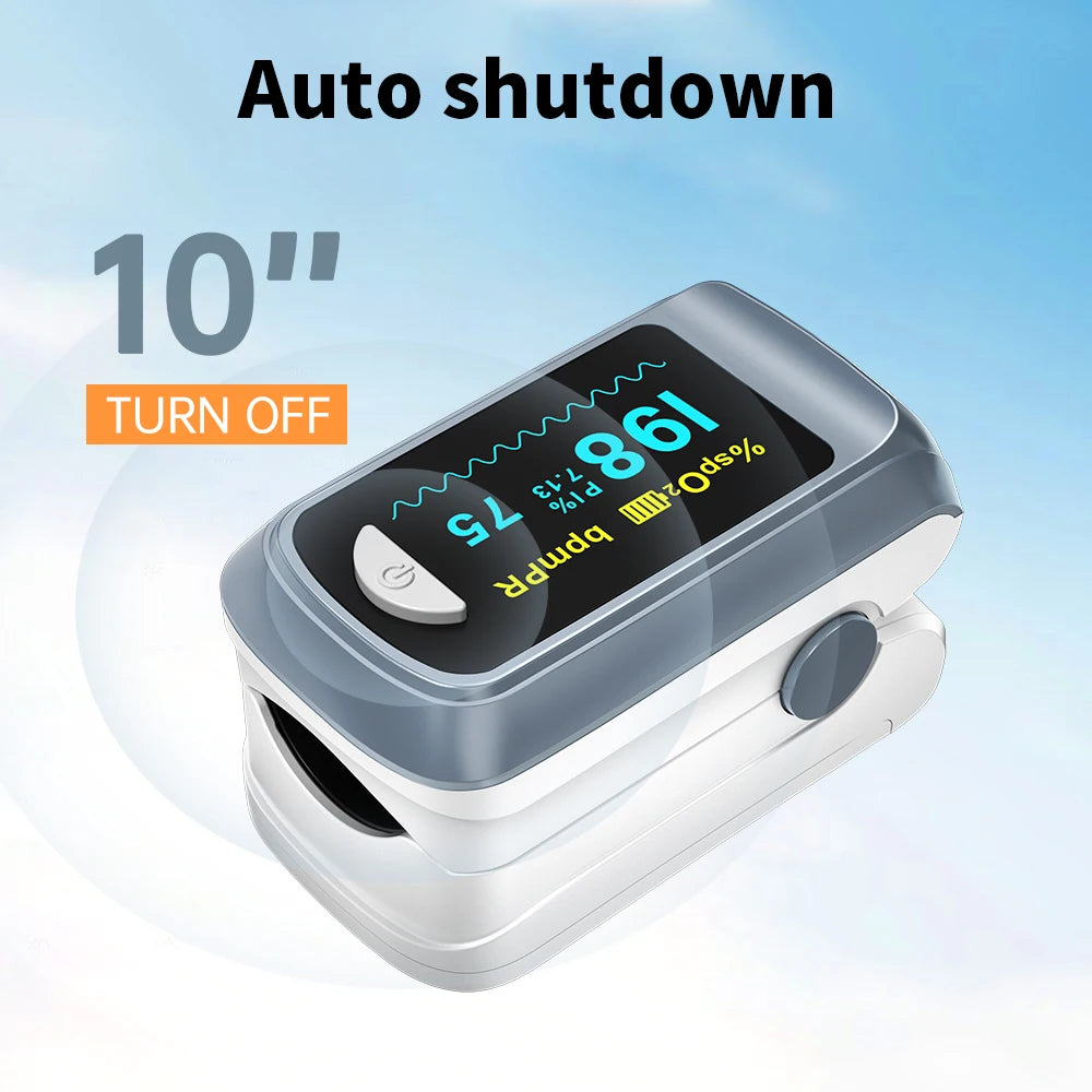 【Local Shipping】HealthTree Finger Pulse Oximeter Blood Oxygen Saturation SpO2 PI Oximetro Oxymeter Bluetooth APP Control Secondary image