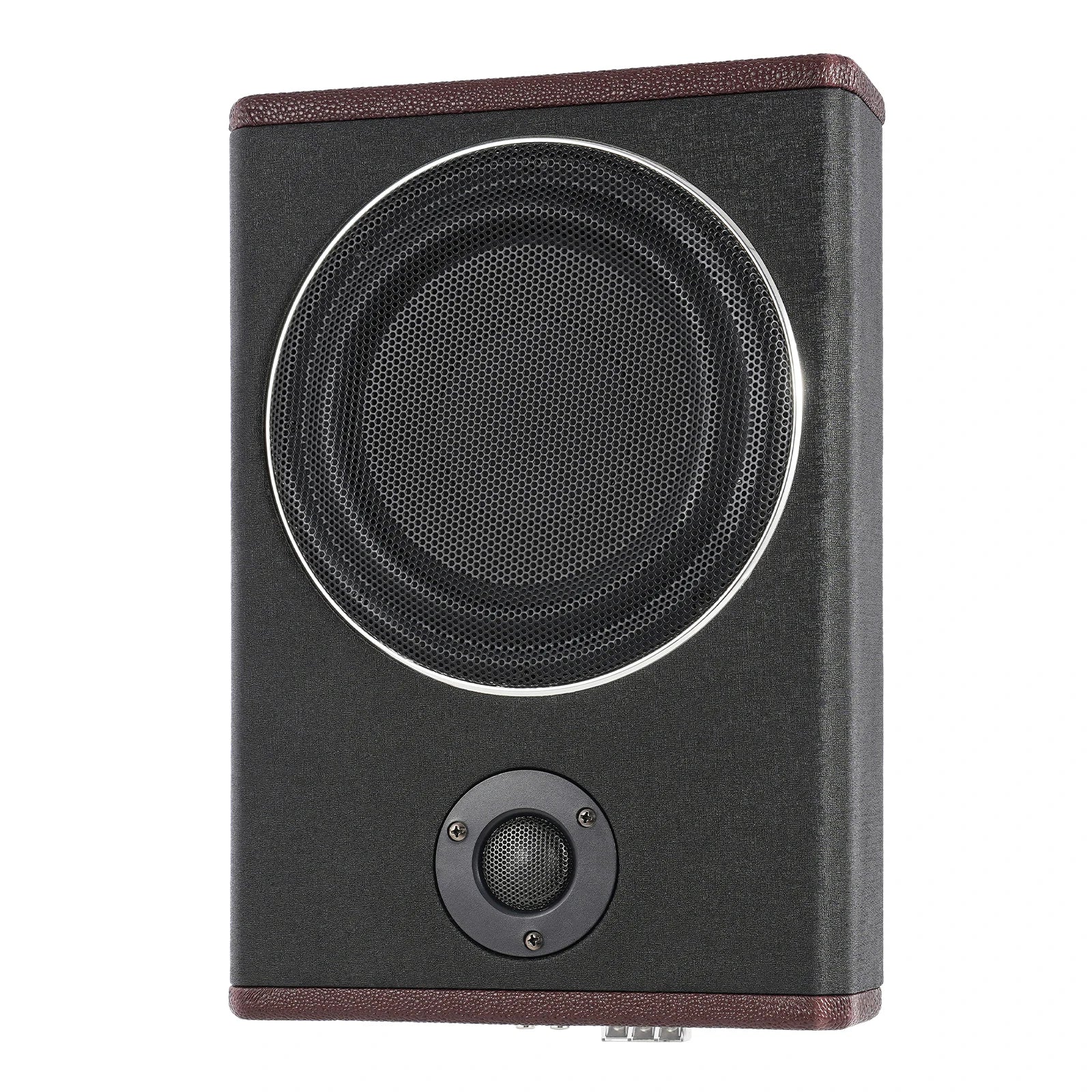 8 Inch Ultra Slim Car Subwoofer Under Seat 12V 600W Car Active Subwoofer Compact Car Bass Audio Car Stereo Amplifier Speaker