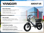 YANGOR 250W Electric Bike, 28" Ultra-Light Frame, Long Range, city & Road Bicycle, Suitable for Both Men and Women E-bike CE EU