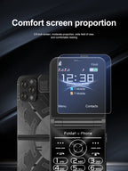 Low Price Sale SERVO Flilo9 3G Flip Mobile Phone 2 SIM Card Speed Dial Blacklist Call Record FM Radio 2.6inch Fold Cellphone MP4