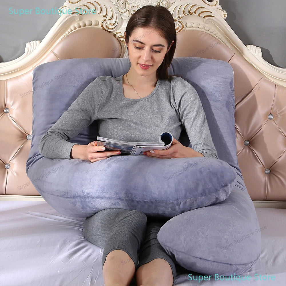 1.3KG Cotton Pillow for Pregnant Women Pregnancy Pillow Maternity Breastfeeding Pillow Cushion Pregnancy Nursing Pillow