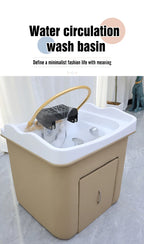 Hair Wash Water Tank Portable Shampoo Bed Acrylic Bowl Sink Hair Care and Styling Appliances for Beauty Salon