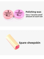 Manicure Set Powder Nail Kit Strengthener Professional Versatile Tools for Travel Girls Women Home Beauty Polishing Wax