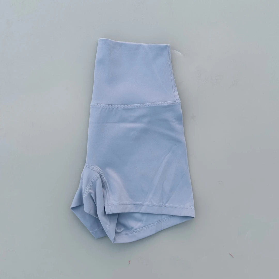 Sexy Solid Color Women Fitness Sport Short High Waist Athletic Yoga Short Leg Cycling Comprehensive Training Jogging Squat Proof