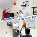 Ring Basketball Hoop Wall-mounted Indoor Training Home Kids Basketball Toy Mini Basketball Hoop Set For Kids Outdoor Games