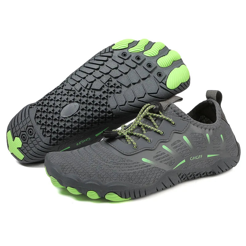 Unisex Quick Dry Water Shoes, Anti-Slip Beach Swimming Aqua Socks, Lightweight Barefoot Wading Shoes for Outdoor Sports