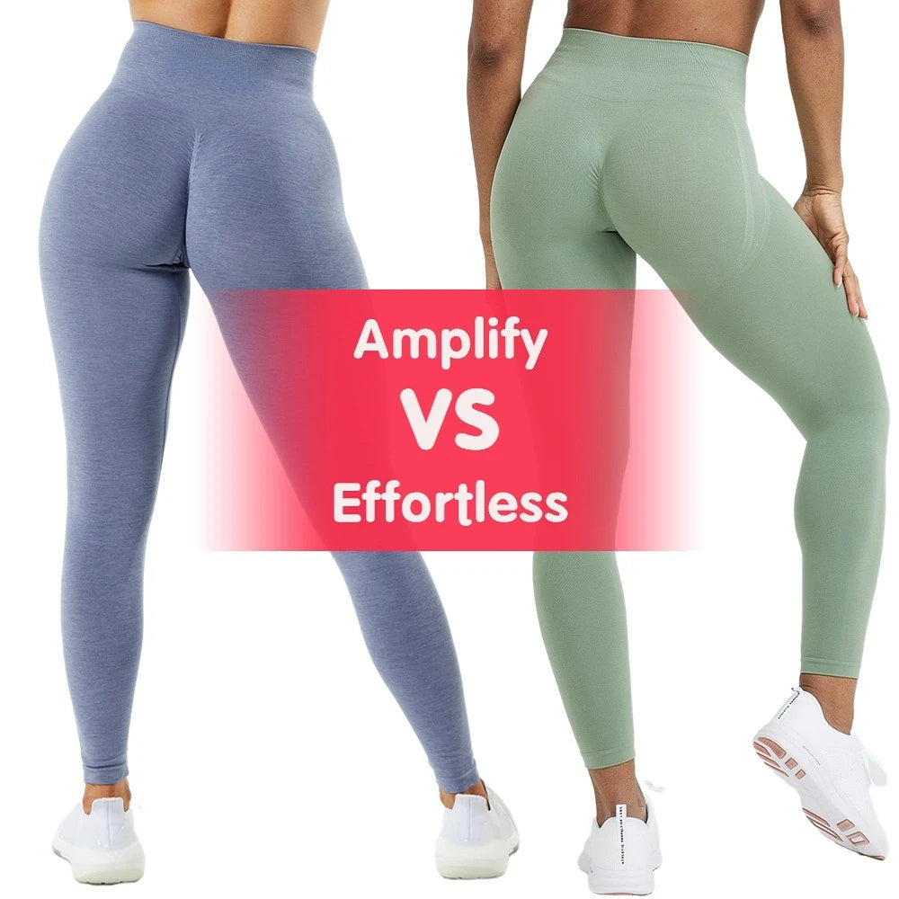Amplify Effortless Leggings For Women Push Up Booty Legging Scrunch Butt Stretch Workout Gym Tights Fitness Seamless Yoga Pants Ürün ana görseli