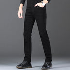 Wthinlee 8 Models Spring Autumn Business Jeans Men Casual Straight Stretch Fashion Classic Work Denim Trousers Brand Clothing