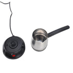 500ml Stainless Steel Electric Turkish Coffee Maker Pot with Long Removable Handle for Tea And Milk
