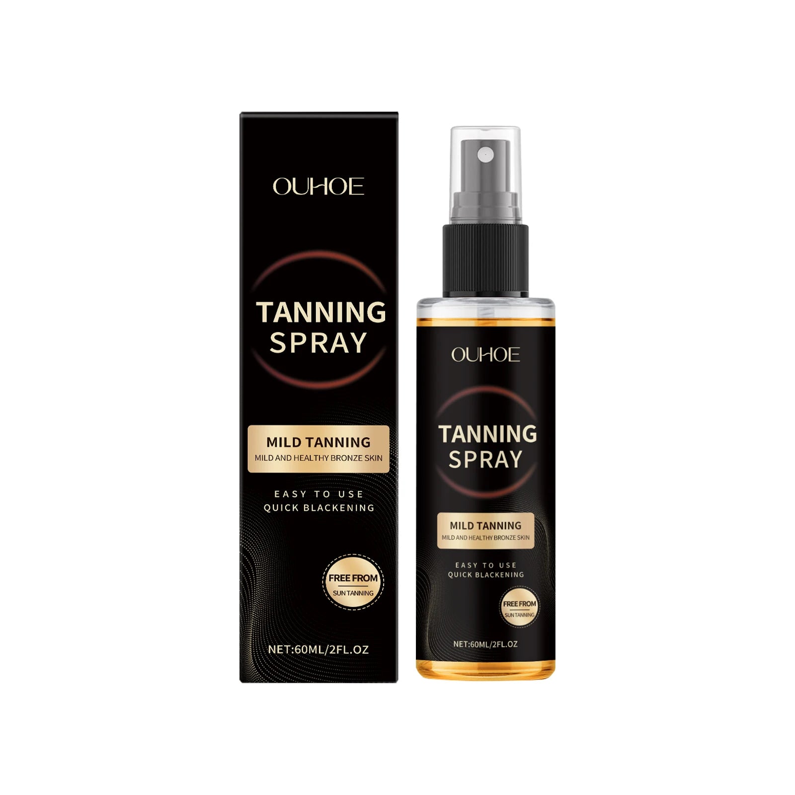 Enhancing Tan Spray Sunless Bronzing Accelerating Darkening Shiny Bronze Moisturizing Summer Beach Sunbathing Self Tanning Mist